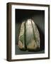 A block of jade with an adze blade, of the form used for a tokipoutangata, ceremonial chief's axe-null-Framed Giclee Print
