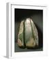 A block of jade with an adze blade, of the form used for a tokipoutangata, ceremonial chief's axe-null-Framed Giclee Print