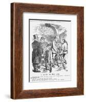 A Block on the Line, 1867-John Tenniel-Framed Giclee Print