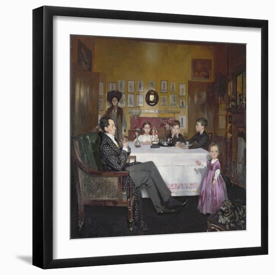 A Bloomsbury Family, 1907-Sir William Orpen-Framed Giclee Print