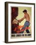 "A Blow to the Axis: More Lumber For the Army", 1943-Harold Schmidt-Framed Giclee Print