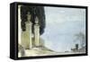 A Blue Day on Como, c.1900-Joseph Walter West-Framed Stretched Canvas