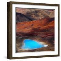 A Blue Heart-Bj Yang-Framed Photographic Print