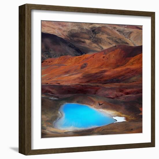 A Blue Heart-Bj Yang-Framed Photographic Print