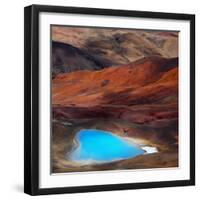 A Blue Heart-Bj Yang-Framed Photographic Print