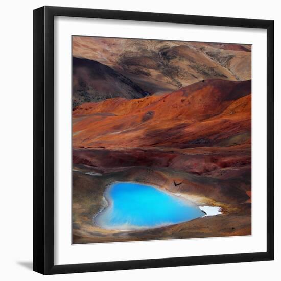 A Blue Heart-Bj Yang-Framed Photographic Print