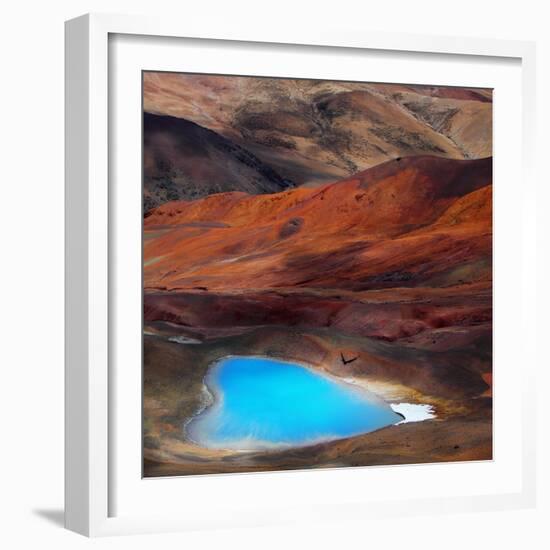 A Blue Heart-Bj Yang-Framed Photographic Print