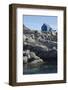 A blue house in West Greenland-Natalie Tepper-Framed Photo