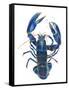 A Blue Lobster-Isabelle Brent-Framed Stretched Canvas