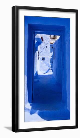 A Blue Passage in Moroccan Town-Steven Boone-Framed Premium Photographic Print