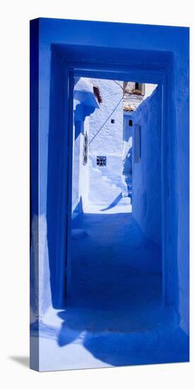 A Blue Passage in Moroccan Town-Steven Boone-Stretched Canvas