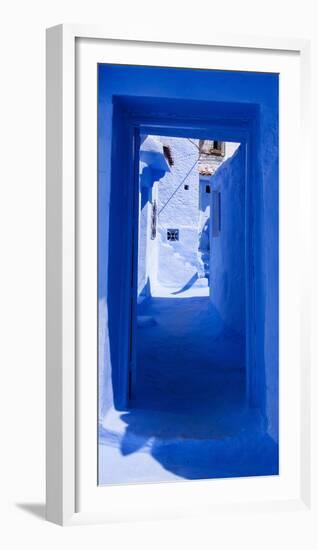 A Blue Passage in Moroccan Town-Steven Boone-Framed Photographic Print