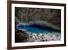 A Blue Underground Lake in Grotto Azul Cave System, Bonito, Brazil-Alex Saberi-Framed Photographic Print