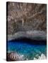 A Blue Underground Lake in Grotto Azul Cave System, Bonito, Brazil-Alex Saberi-Stretched Canvas