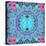 A Blue Water Mandala from Flower Photographs-Alaya Gadeh-Stretched Canvas