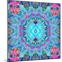 A Blue Water Mandala from Flower Photographs-Alaya Gadeh-Mounted Photographic Print