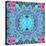 A Blue Water Mandala from Flower Photographs-Alaya Gadeh-Stretched Canvas