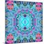 A Blue Water Mandala from Flower Photographs-Alaya Gadeh-Mounted Photographic Print