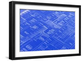 A Blueprint-taylorjackson-Framed Art Print