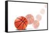 A Blurred Bouncing Basketball-Phase4Photography-Framed Stretched Canvas