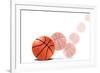 A Blurred Bouncing Basketball-Phase4Photography-Framed Photographic Print