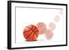 A Blurred Bouncing Basketball-Phase4Photography-Framed Photographic Print