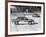 A BMW 325IX During the Chamonix Ice Race, France, 1989-null-Framed Photographic Print