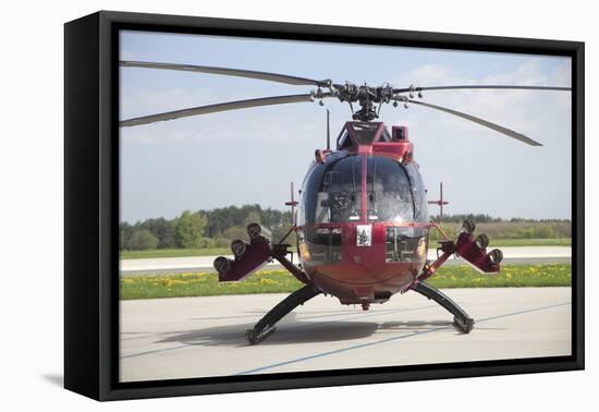 A Bo 105PAH Helicopter of the German Army Regiment 26-null-Framed Stretched Canvas