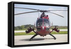 A Bo 105PAH Helicopter of the German Army Regiment 26-null-Framed Stretched Canvas