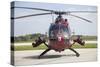 A Bo 105PAH Helicopter of the German Army Regiment 26-null-Stretched Canvas