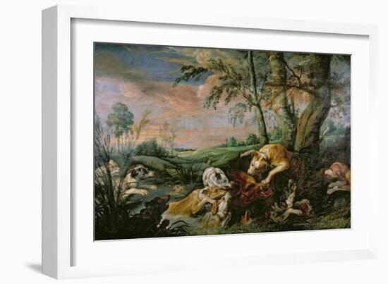 A Boar Hunt-Frans Snyders Or Snijders-Framed Giclee Print