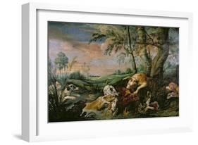 A Boar Hunt-Frans Snyders Or Snijders-Framed Giclee Print