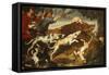 A Boar Hunt-Frans Snyders-Framed Stretched Canvas