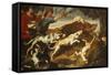 A Boar Hunt-Frans Snyders-Framed Stretched Canvas