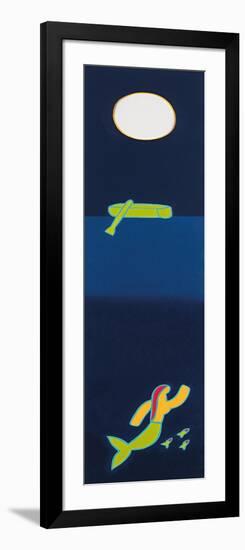 A Boat Lost In The Ocean (After Ravel)-Cristina Rodriguez-Framed Giclee Print