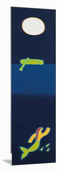 A Boat Lost In The Ocean (After Ravel)-Cristina Rodriguez-Mounted Giclee Print