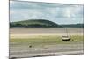 A Boat Moored at Low Tide in the River Camel Estuary at Padstow Cornwall UK-Julian Eales-Mounted Photographic Print