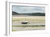 A Boat Moored at Low Tide in the River Camel Estuary at Padstow Cornwall UK-Julian Eales-Framed Photographic Print