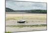 A Boat Moored at Low Tide in the River Camel Estuary at Padstow Cornwall UK-Julian Eales-Mounted Photographic Print