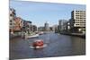 A Boat on a Canal in the Recently Developed Hafencity District of Hamburg, Germany, Europe-Stuart Forster-Mounted Photographic Print