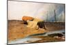 A Boat on the Beach-John Sell Cotman-Mounted Giclee Print