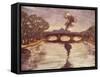 A Boat on the Seine, 1914-Yelisaveta Sergeyevna Kruglikova-Framed Stretched Canvas