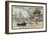 A Boat Trip in Tokyo, Japan-null-Framed Giclee Print