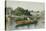 A Boating Party on the Thames at Cookham-Hector Caffieri-Stretched Canvas