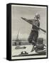 A Boatman on the Indus-null-Framed Stretched Canvas