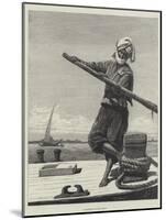 A Boatman on the Indus-null-Mounted Giclee Print