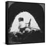 A Boatman on the Irrawaddy River, Burma, 1908-null-Framed Stretched Canvas