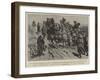 A Body of Police Returning to Berlin with their Prisoners after a Night Raid in the Suburbs-null-Framed Giclee Print