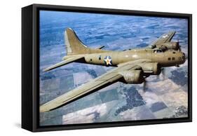 A Boeing B-17 Flying Fortress, 1944-American Photographer-Framed Stretched Canvas