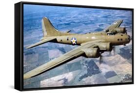 A Boeing B-17 Flying Fortress, 1944-American Photographer-Framed Stretched Canvas